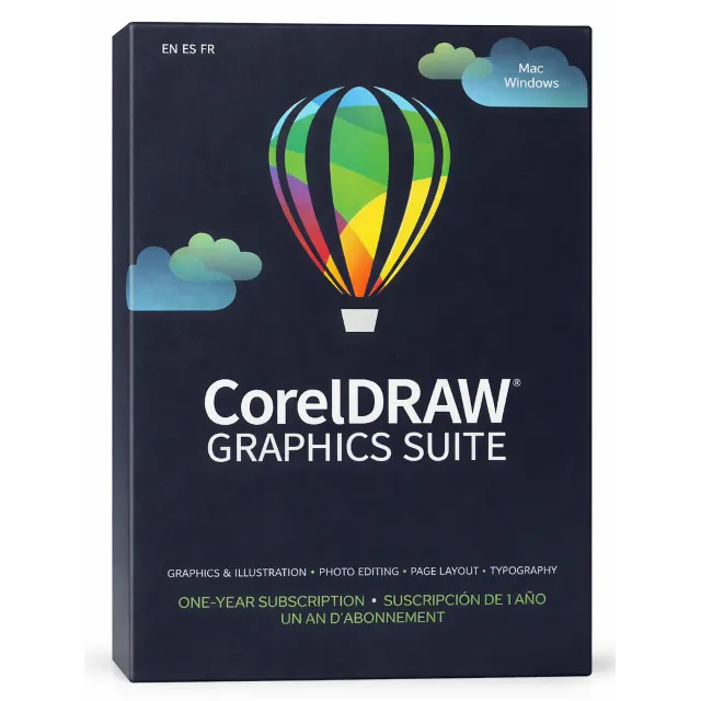 CorelDRAW Graphics Suite 2026 - Годовая подписка (365 дней) для 1 пользователя