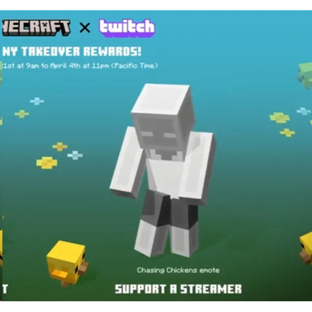Minecraft**Ключ/код эмоции «Преследование кур»** JAVA и BEDROCK 24/7**
