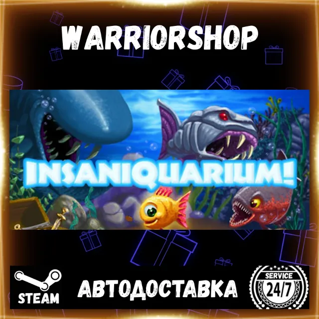 Insaniquarium Deluxe Выбор Региона Стим STEAM GIFT АВТО 24/7 ГАРАНТИЯ