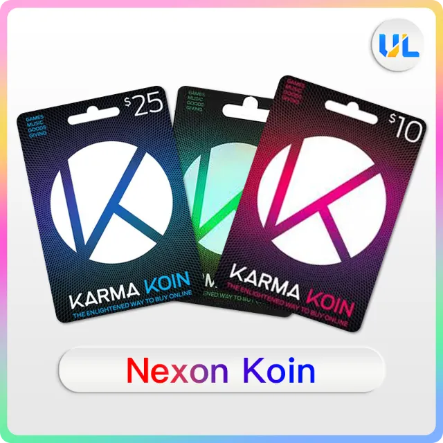 Nexon Game Card(Europ),Nexon Card/Karma Koin/POE/DFO Gift Card