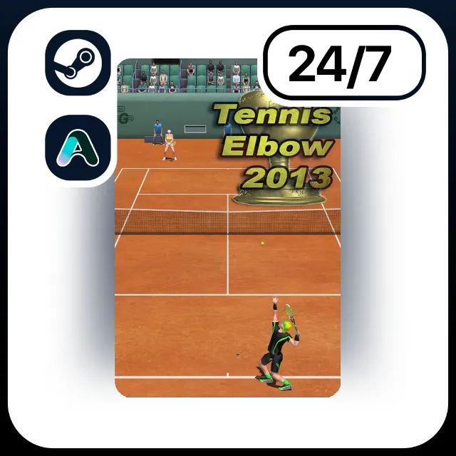 АВТО TENNIS ELBOW 2013 \ STEAM ПОДАРКОМ ДЛЯ KZ | RU | UA | CIS 24/7