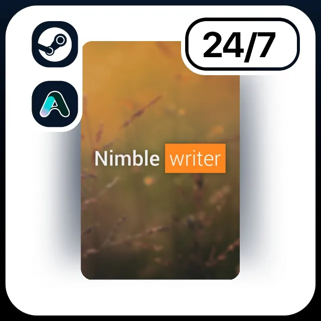 АВТО NIMBLE WRITER \ STEAM ПОДАРКОМ ДЛЯ KZ | RU | UA | CIS 24/7