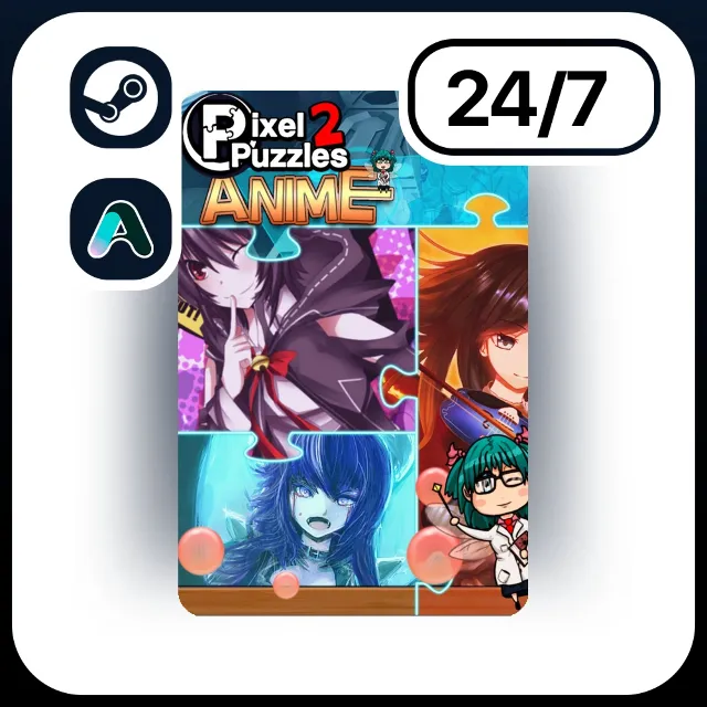 АВТО PIXEL PUZZLES 2: ANIME \ STEAM ПОДАРКОМ ДЛЯ KZ | RU | UA | CIS 24/7