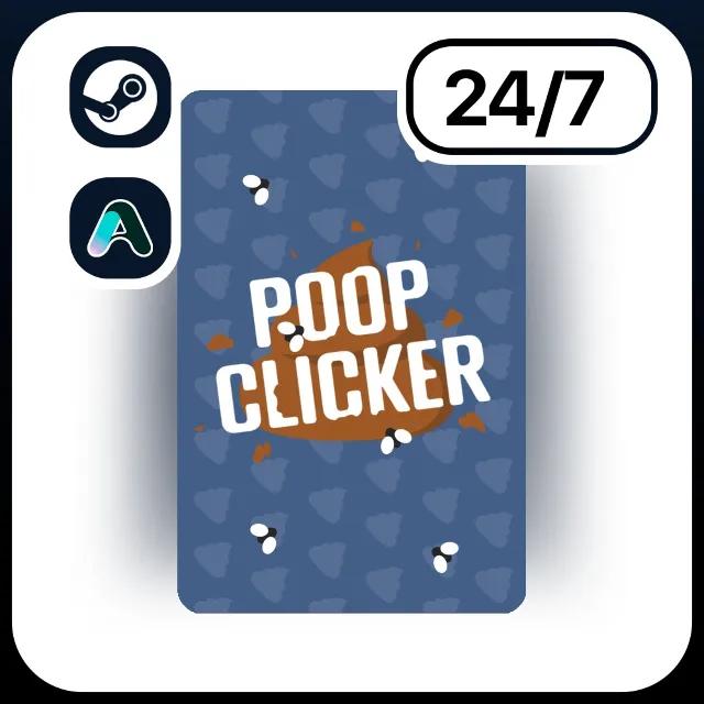 АВТО POOP CLICKER \ STEAM ПОДАРКОМ ДЛЯ KZ | RU | UA | CIS 24/7