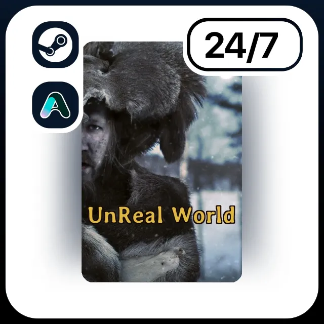 АВТО UNREAL WORLD \ STEAM ПОДАРКОМ ДЛЯ KZ | RU | UA | CIS 24/7