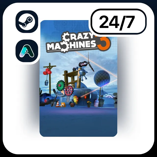 АВТО CRAZY MACHINES 3 \ STEAM ПОДАРКОМ ДЛЯ KZ | RU | UA | CIS 24/7