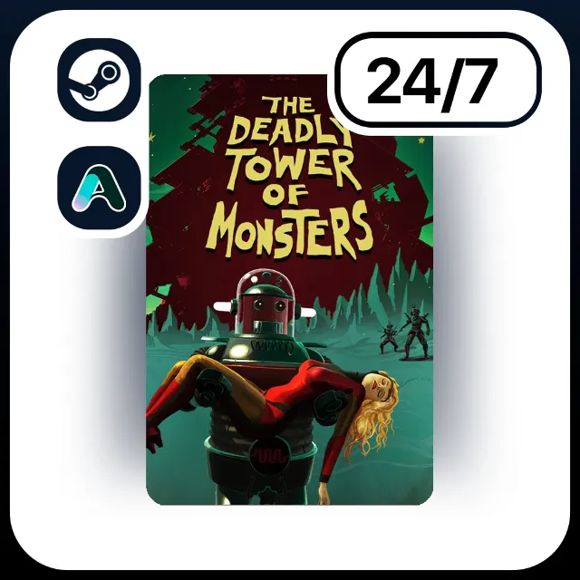 АВТО THE DEADLY TOWER OF MONSTERS \ STEAM ПОДАРКОМ ДЛЯ KZ | RU | UA | CIS 24/7