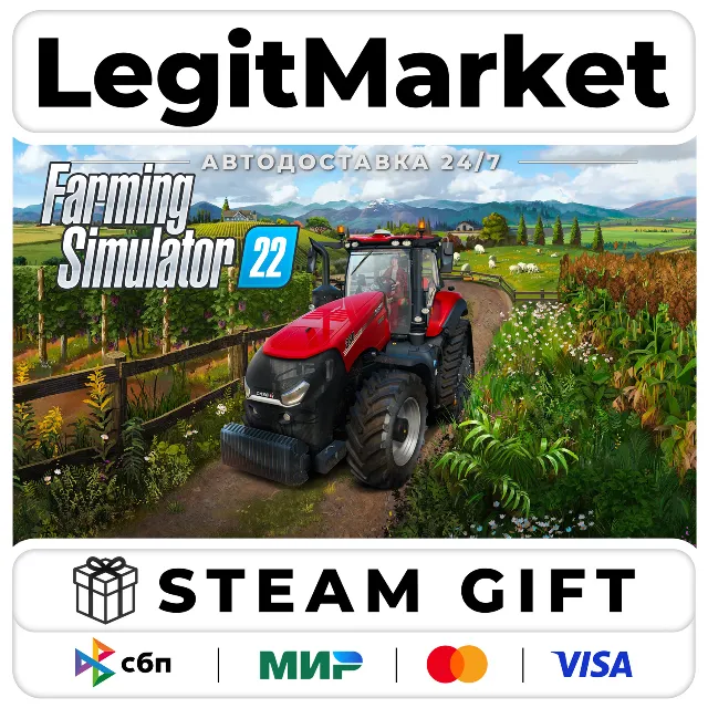 Farming Simulator 22 / Steam АВТО / РУ + МИР