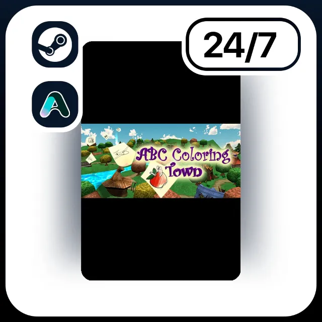 АВТО ABC COLORING TOWN \ STEAM ПОДАРКОМ ДЛЯ KZ | RU | UA | CIS 24/7