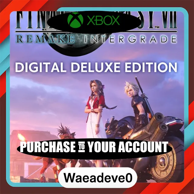 FINAL FANTASY VII REMAKE INTERGRADE Digital Deluxe Edition Xbox – Purchase for Your A