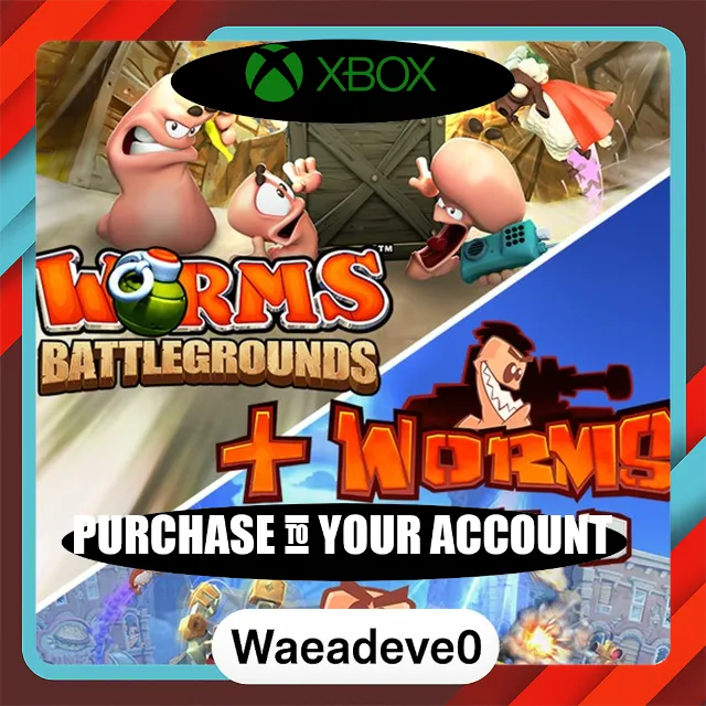 Worms Battlegrounds + Worms W.M.D Xbox – Purchase for Your Account