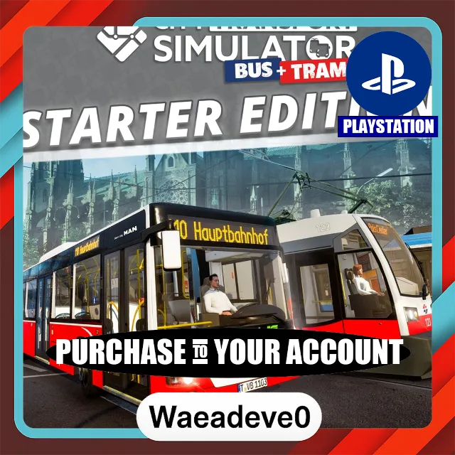City Transport Simulator: Bus + Tram - Starter Edition – PlayStation (PSN) – Purchase