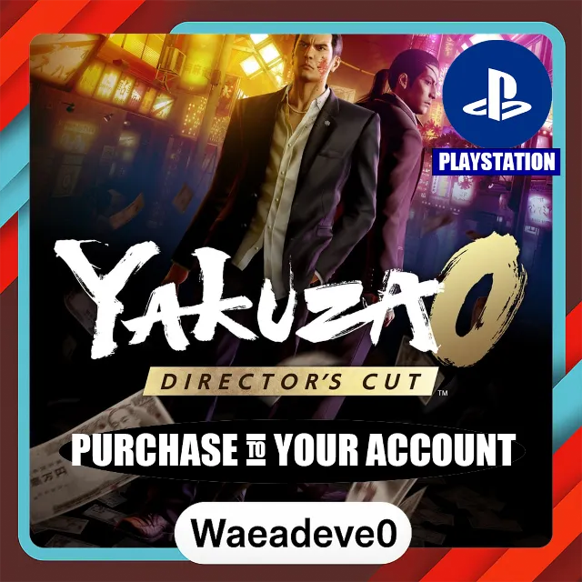Yakuza 0 Director's Cut PS5 – PlayStation (PSN) – Purchase in Your Account