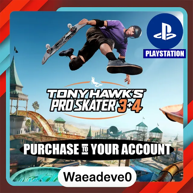 Tony Hawk's™ Pro Skater™ 3 + 4 - Cross-Gen Edition – PlayStation (PSN) – Purchase in