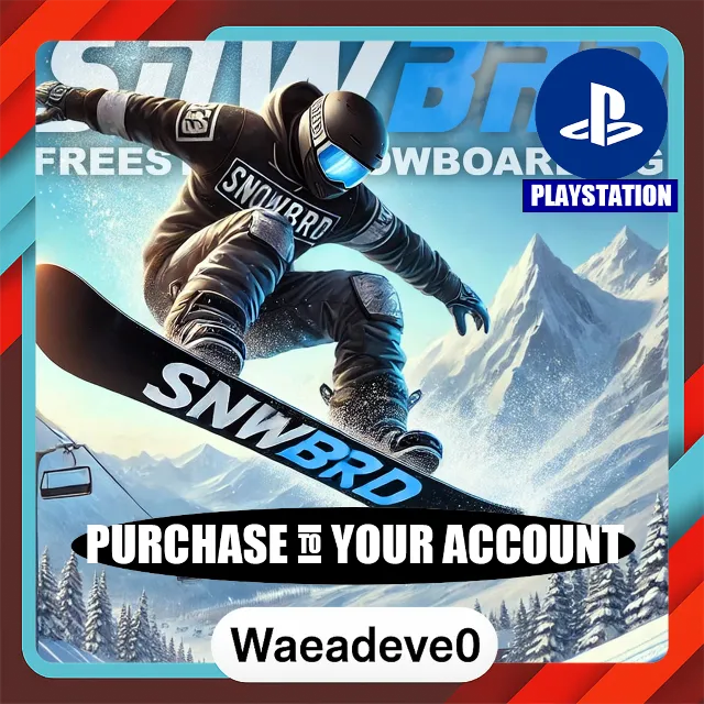 SNWBRD: Freestyle Snowboarding – PlayStation (PSN) – Purchase in Your Account