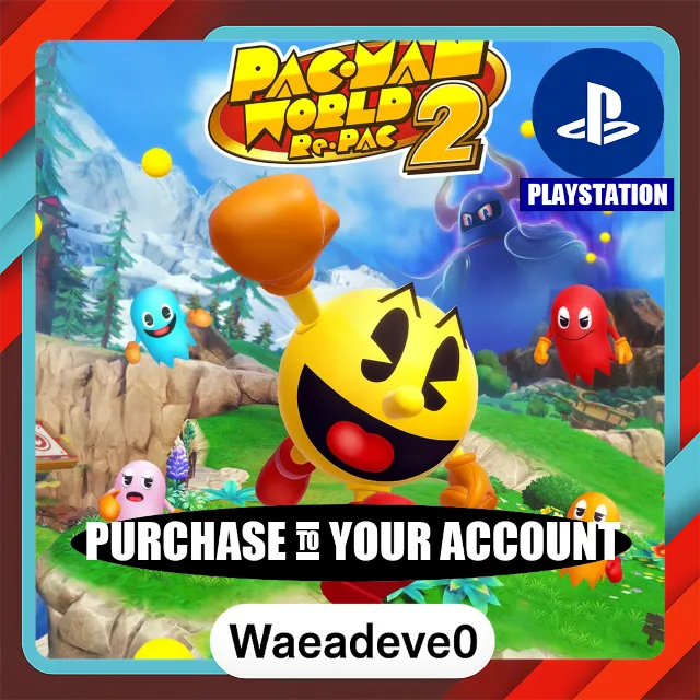 PAC-MAN WORLD 2 Re-PAC PS4 &amp; PS5 – PlayStation (PSN) – Purchase in Your Account