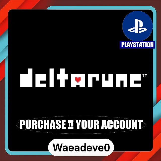 DELTARUNE PS4 &amp; PS5 – PlayStation (PSN) – Purchase in Your Account