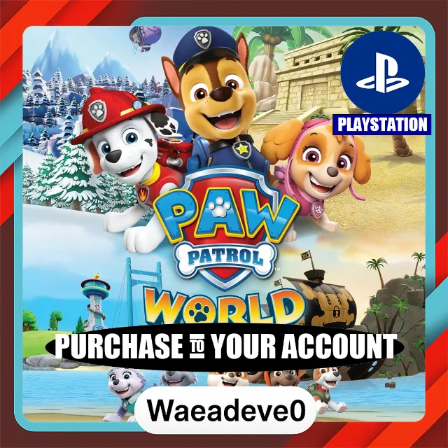PAW Patrol World – PlayStation (PSN) – Purchase in Your Account