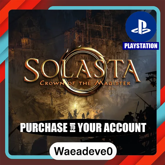 Solasta: Crown of the Magister – PlayStation (PSN) – Purchase in Your Account