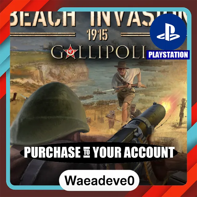 Beach Invasion 1915 - Gallipoli – PlayStation (PSN) – Purchase in Your Account