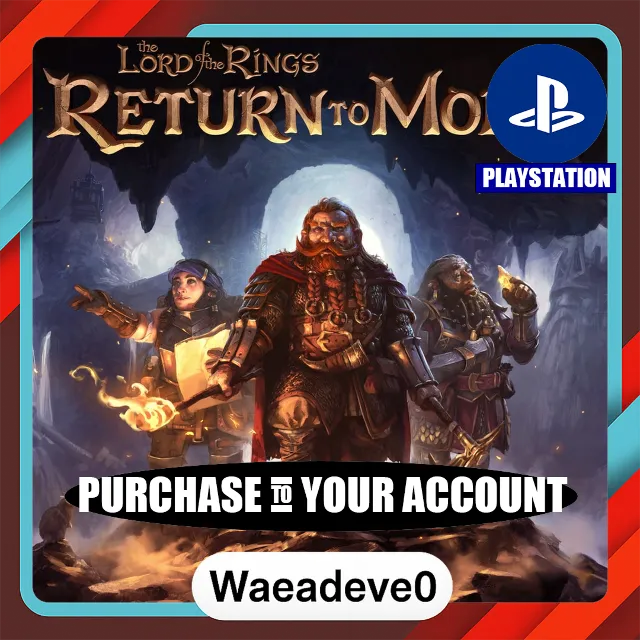 The Lord of the Rings: Return to Moria™ – PlayStation (PSN) – Purchase in Your Accoun