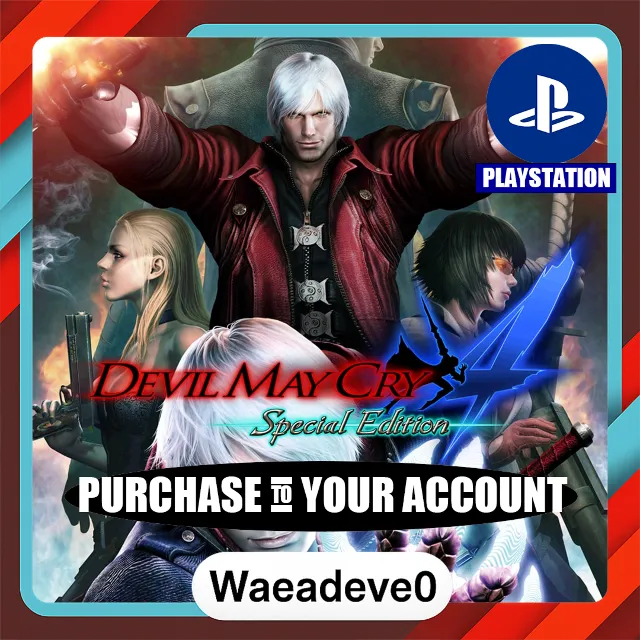 Devil May Cry 4 Special Edition – PlayStation (PSN) – Purchase in Your Account