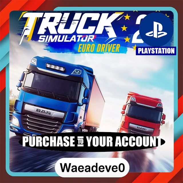 Truck Simulator 25: Euro Driver – PlayStation (PSN) – Purchase in Your Account