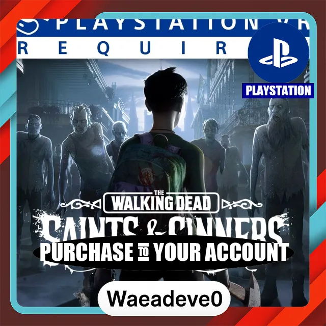 The Walking Dead: Saints &amp; Sinners – PlayStation (PSN) – Purchase in Your Account