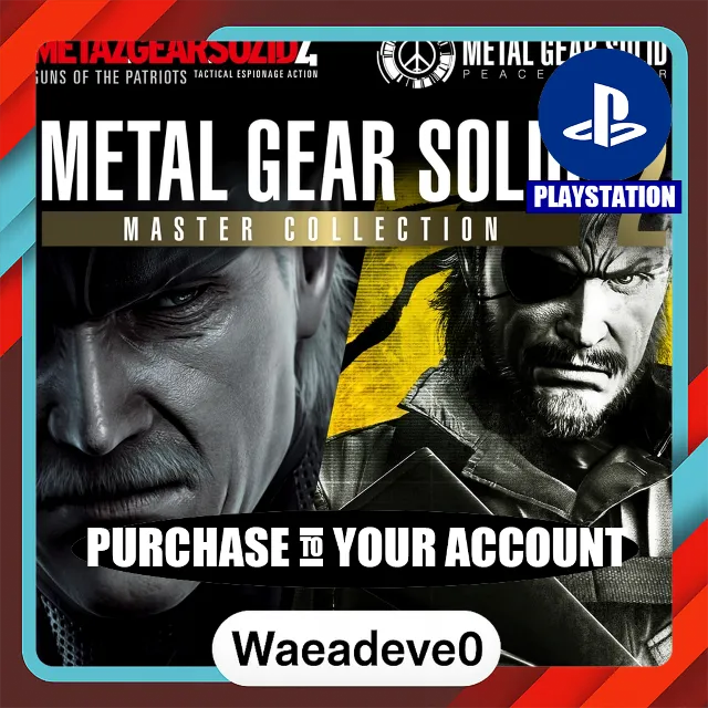 METAL GEAR SOLID: MASTER COLLECTION Vol.2 – PlayStation (PSN) – Purchase in Your Acco
