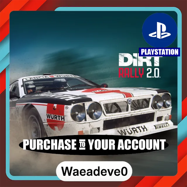 DiRT Rally 2.0 – PlayStation (PSN) – Purchase in Your Account