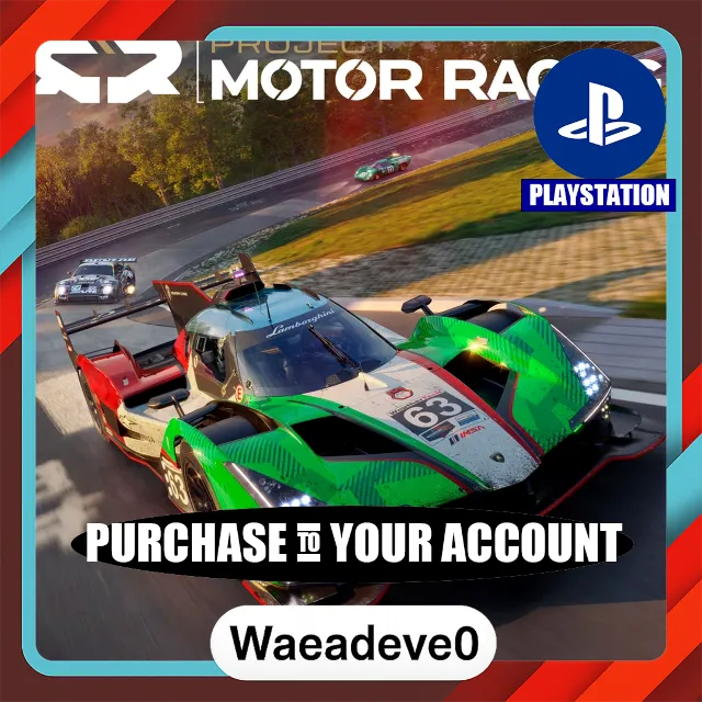 Project Motor Racing – PlayStation (PSN) – Purchase in Your Account
