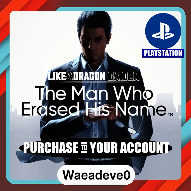 Like a Dragon Gaiden: The Man Who Erased His Name PS4 &amp; PS5 – PlayStation (PSN) – Pur