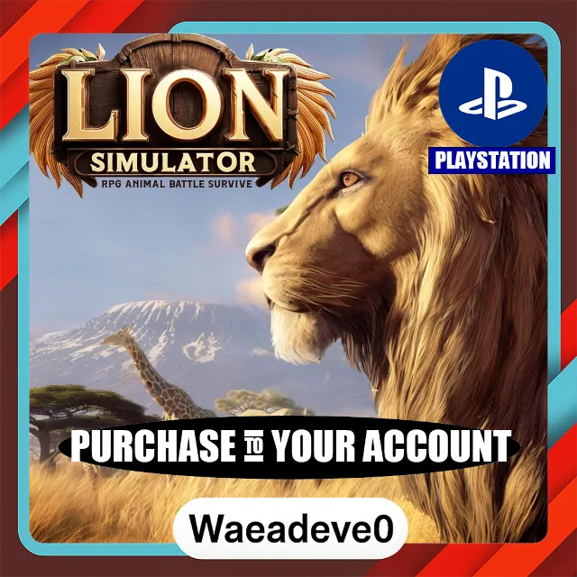 Lion Simulator RPG: Animal Battle Survival – PlayStation (PSN) – Purchase in Your Acc