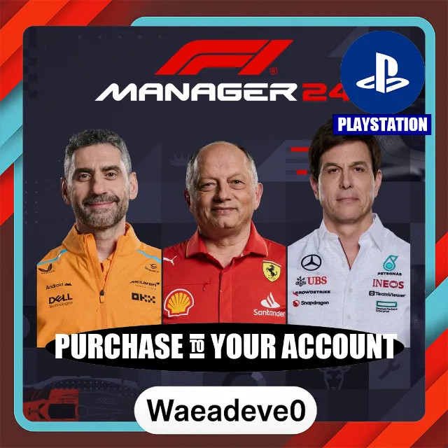 F1® Manager 2024 PS4 &amp; PS5 – PlayStation (PSN) – Purchase in Your Account