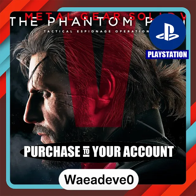 Metal Gear Solid V: The Phantom Pain – PlayStation (PSN) – Purchase in Your Account