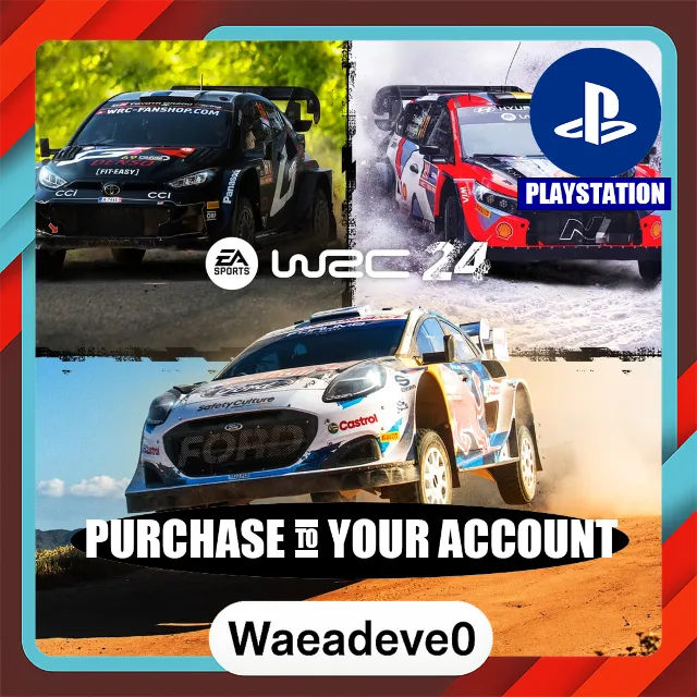 EA SPORTS™ WRC 24 – PlayStation (PSN) – Purchase in Your Account