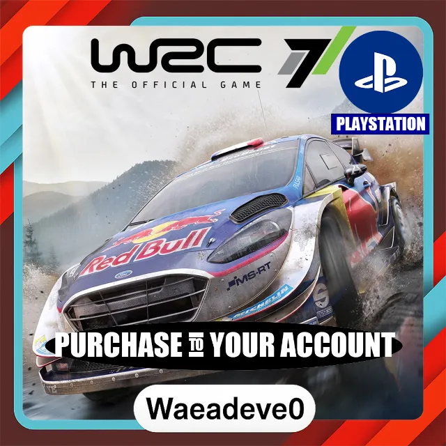 WRC 7 FIA World Rally Championship – PlayStation (PSN) – Purchase in Your Account