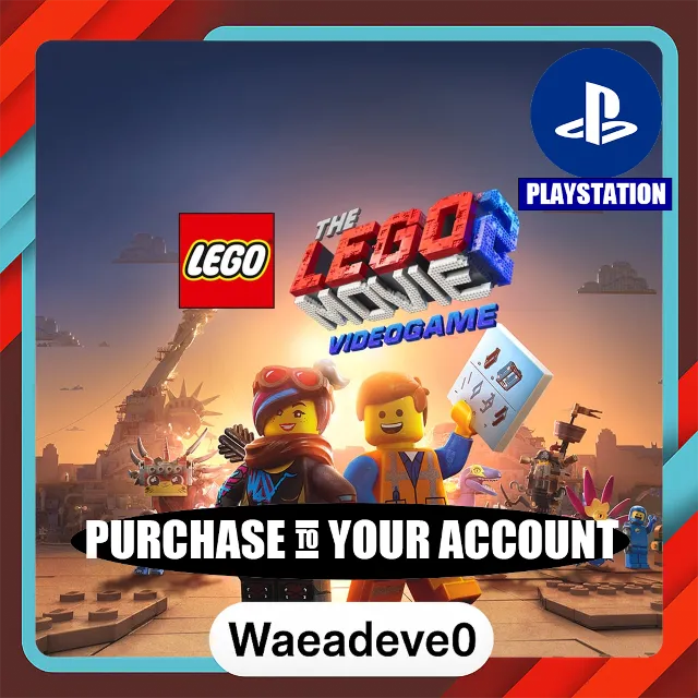 The LEGO Movie 2 Videogame – PlayStation (PSN) – Purchase in Your Account