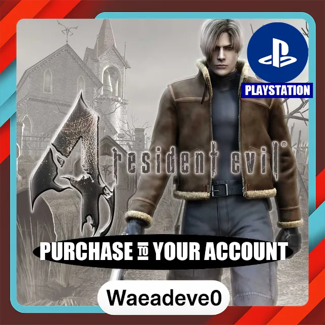 resident evil 4 (2005) – PlayStation (PSN) – Purchase in Your Account