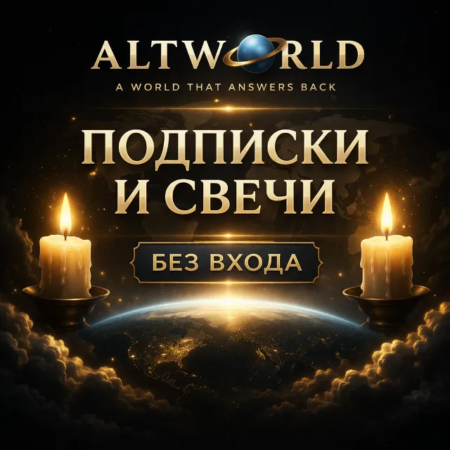 ✅ ALTWORLD СВЕЧИ &amp; ПОДПИСКА - БЕЗ ВХОДА ✅