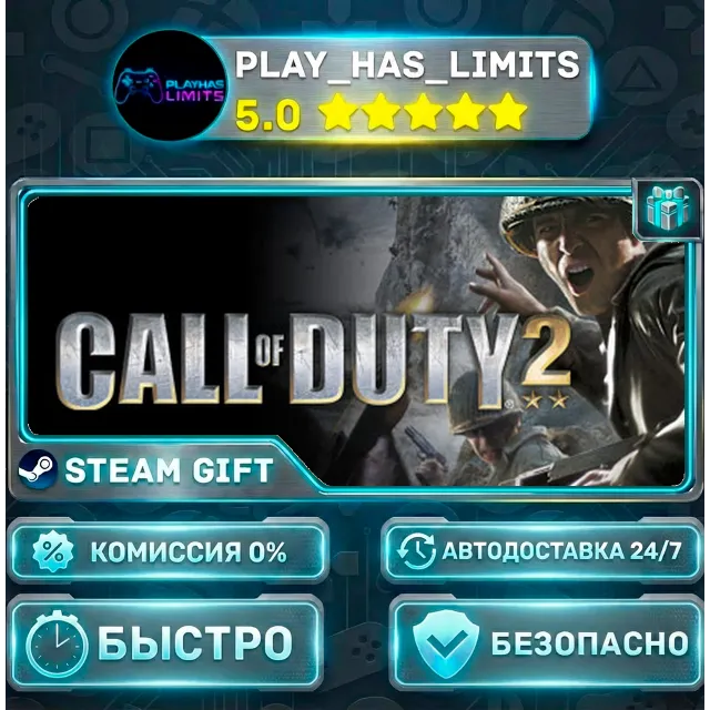🎁Call of Duty 2 *RU/BY/UA/СНГ Steam Auto