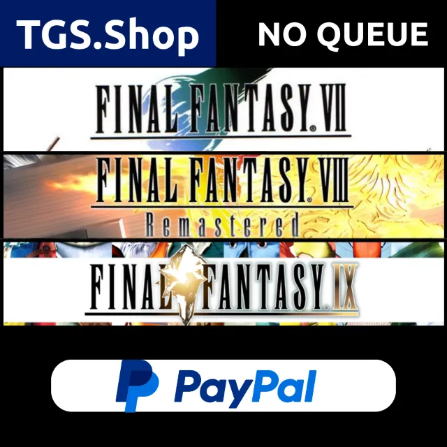 Final Fantasy VII VIII VIX 7 + 8 + 9 | STEAM | PAYPAL