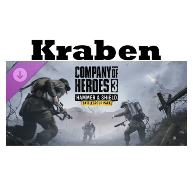 Company of Heroes 3: Hammer &amp; Shield Battlegroup DLC steam DLC Россия\МИР дополнение