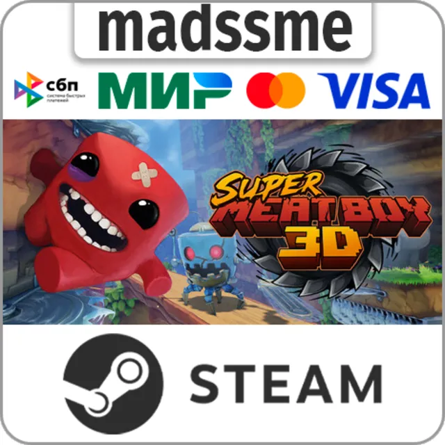 Super Meat Boy 3D * RU/KZ/СНГ/TR/AR * STEAM 🚀 АВТОДОСТАВКА