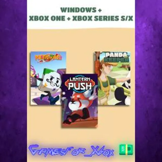 ☀️Lantern Push + Paint Path + Panda Keeper Bundle XBOX
