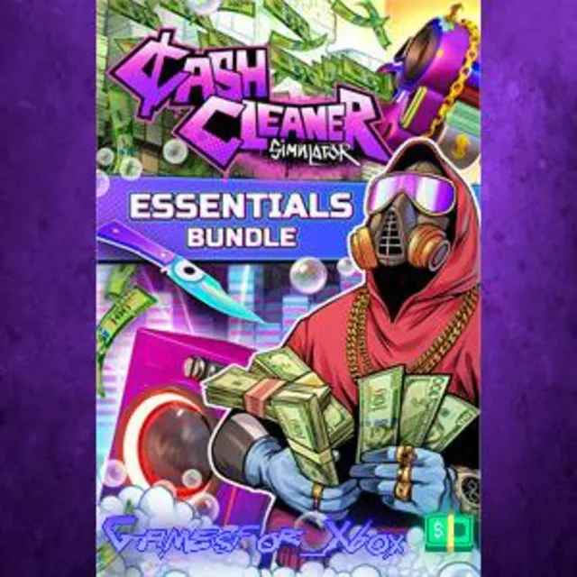 ☀️Cash Cleaner Simulator The Essentials XBOX