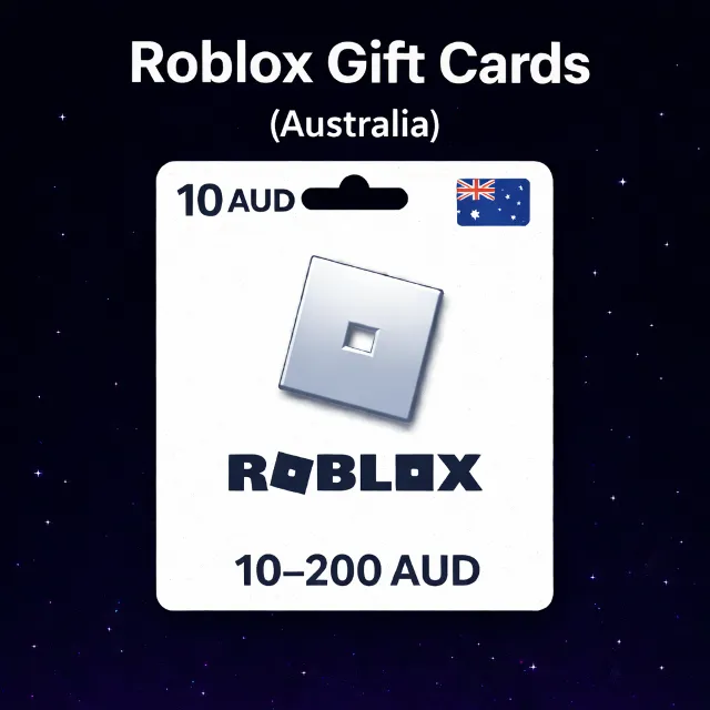 Roblox Gift Cards (Австралия) 10–200 AUD | Коды пополнения