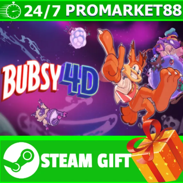 ️ВСЕ СТРАНЫ+РОССИЯ Bubsy 4D STEAM GIFT