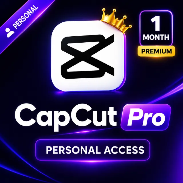 CapCut Pro на 1 месяц – Персональный доступ – Все функции включены