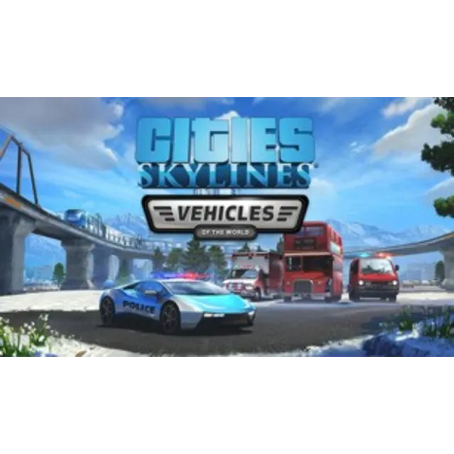 Cities: Skylines - Content Creator Pack: Vehicles of the World (DLC) (PC) Steam Key G
